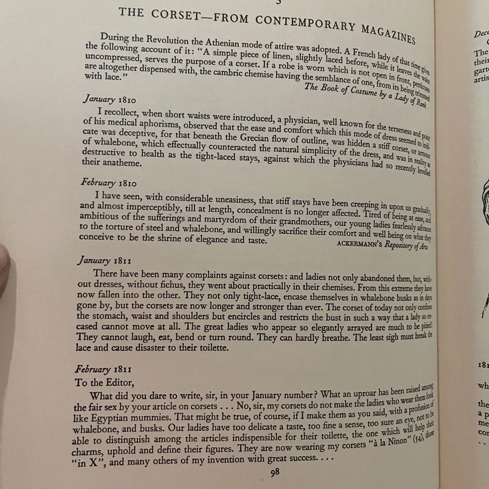 rare 70’s Book 🌸 Corsets & Crinolines book 🌸 Norah Waugh - Picture 9 of 12